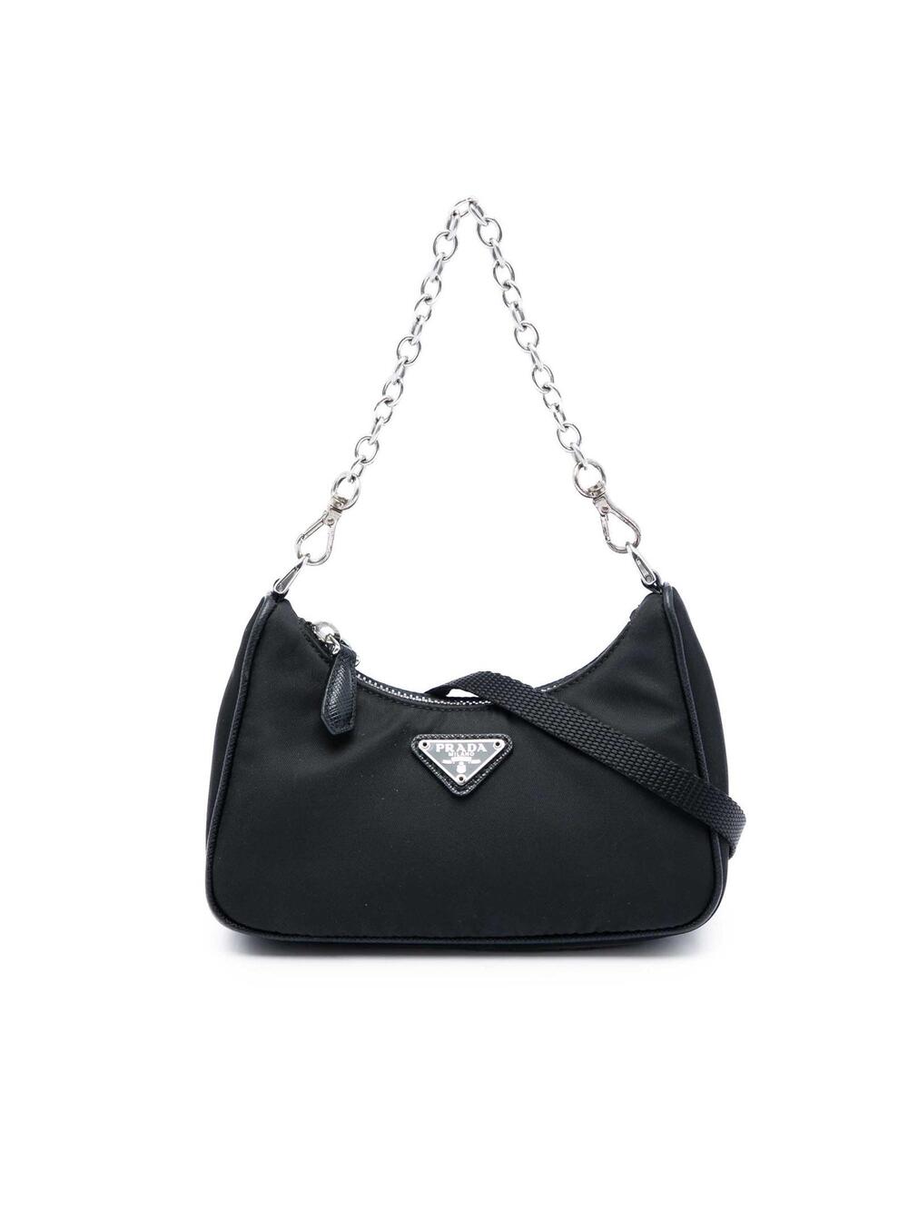 Prada Mini Saffiano Trimmed Tessuto Re #369061P10B